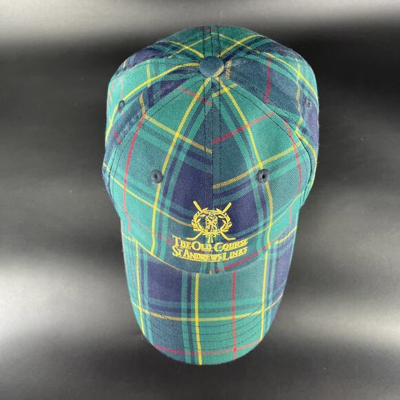 The Old Course St. Andrews Links Hat Cap Golf Tartan Collection Plaid OSFA - Picture 4 of 12